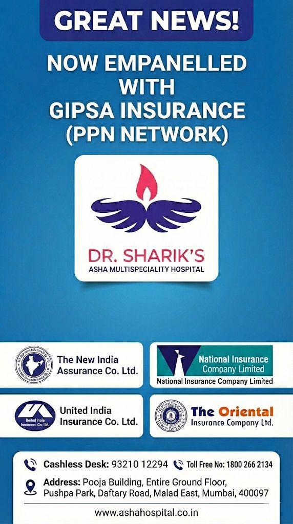 Empanelled with GIPSA Insurance PPN Network