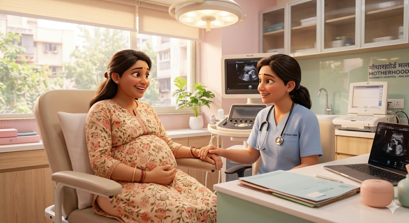 Dr Nehal Sharik at Maternity Hospital Malad