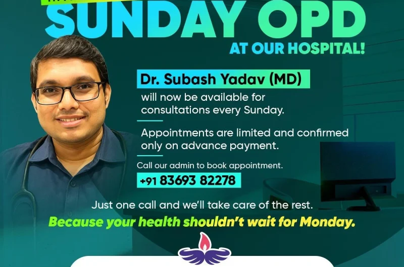 Welcoming Expert Care: Dr. Subhash Yadav, MD, is Now Visiting Asha Hospital