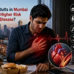Young adult experiencing chest pain